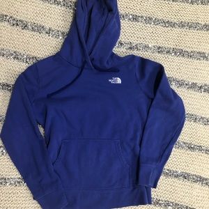 Purple North face hoodie